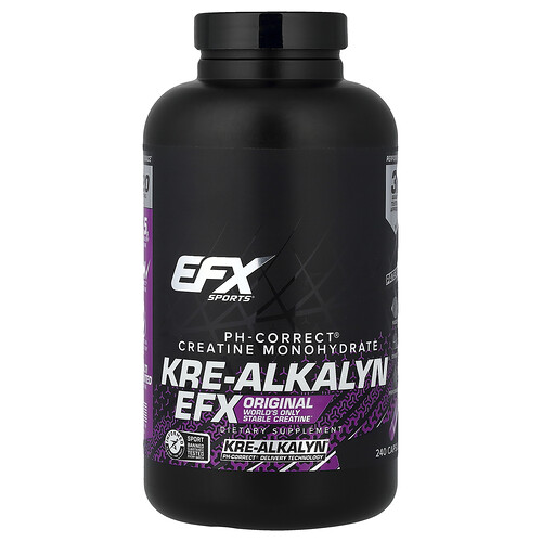 Efx Sports Kre-Alkalyn® EFX, 240 Capsules (750 mg per Capsule)
