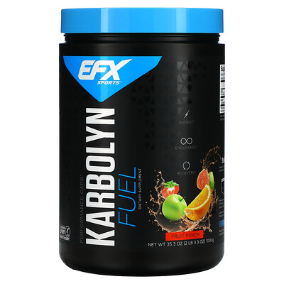 EFX Sports Karbolyn Fuel, Fruit Punch, 35.3 oz (1,000 g)