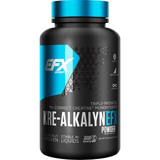 EFX Sports, Порошок Kre-Alkalyn EFX, натуральный вкус, 100 г
