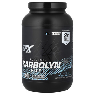 EFX Sports, Pure Fuel, Karbolyn Fuel®, блакитний кавун, 1950 г (4 фунти 4,8 унції)