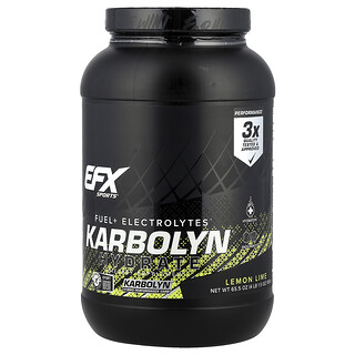 EFX Sports, Karbolyn® 水合物，柠檬酸橙味，4 磅 1.5 盎司（1856 克）