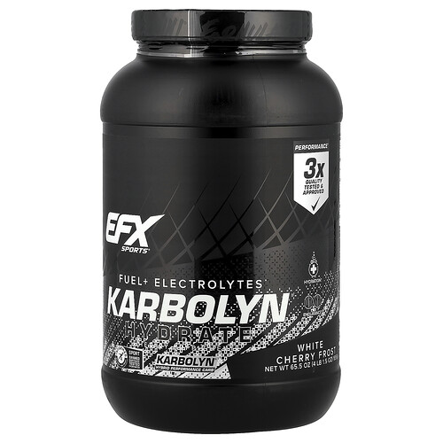 EFX Sports, Karbolyn® Hydrate, Weißer Kirschfrost, 1,856 g (4 lb. 1,5 oz.)
