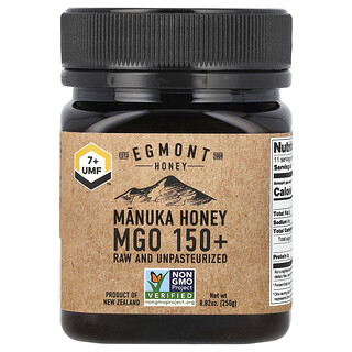 Egmont Honey, Miele di Manuka, crudo e non pastorizzato, UMF™ 7+, MGO 150+, 250 g