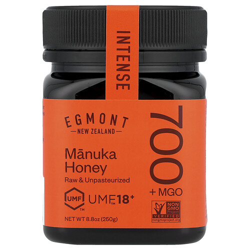 Egmont Honey, Manuka Honey, Raw & Unpasteurized, UMF™ 18+, MGO 700+, 8.8 oz (250 g)