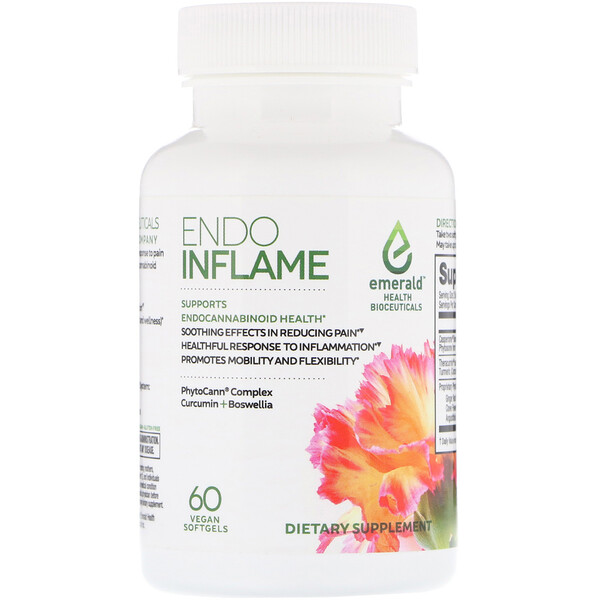 Emerald Health Bioceuticals, EndoInflame, 60 Vegan Softgels