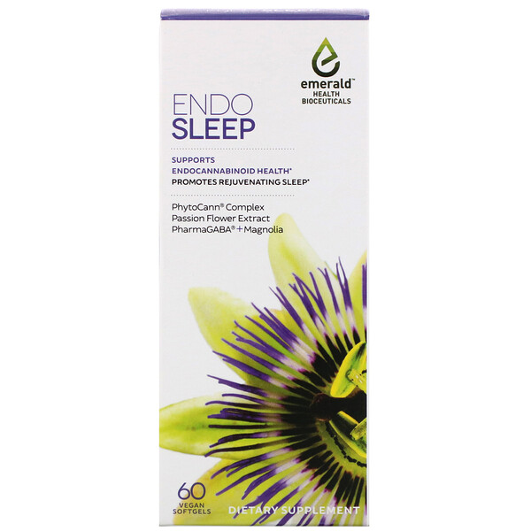 Emerald Health Bioceuticals‏, EndoSleep, 60 Gelcaps