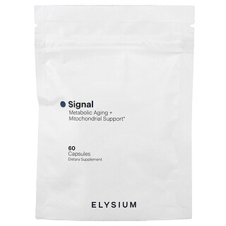Elysium, Señal, Antiedad metabólico y refuerzo mitocondrial, 60 cápsulas