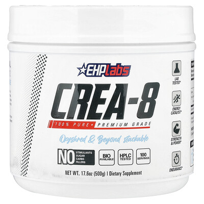 Photos - Vitamins & Minerals OZ Racing EHPlabs, Crea-8, 17.6 oz  EHL-00709 (500 g)