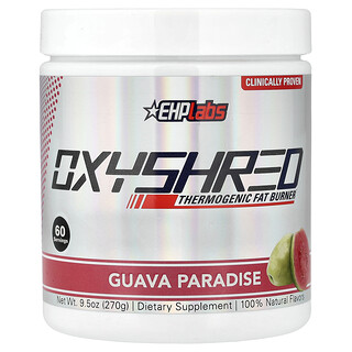 EHPlabs, OxyShred, Quemagrasas termogénico, Paraíso de guayaba, 270 g (9,5 oz)