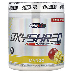 OxyShred, термогенний жироспалювальний засіб, манго, 282 г (9,95 унції)