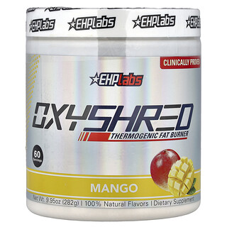 إي إتش بي لابس‏, OxyShred ، حارق الدهون بالحرارة ، بنكهة المانجو ، 9.95 أونصة (282 جم)