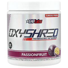 OxyShred, термогенний жироспалювальний засіб, маракуя, 276 г (9,73 унції)