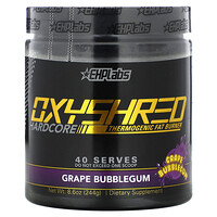 OxyShred Hardcore、Thermogenic Fat Burner、グレープバブルガム