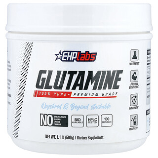 EHPlabs, Glutamina`` 500 g (1,1 lb)