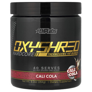 EHPlabs, OxyShred Hardcore, Thermogenic Fat Burner, Cali Cola, 9.3 oz (264 g)