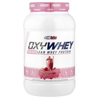 EHPlabs, OxyWhey, Lean Wellness Protein, Strawberry Milkshake, 1.94 lb (880 g)