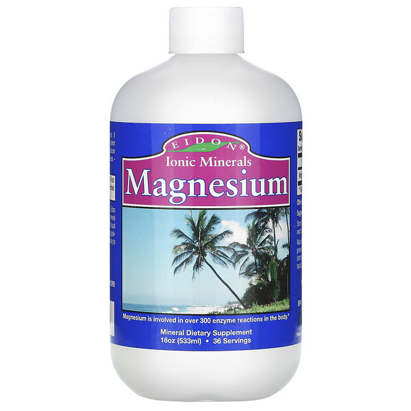 Eidon Mineral Supplements‏, Ionic Minerals, Magnesium, 18 oz (533 ml)