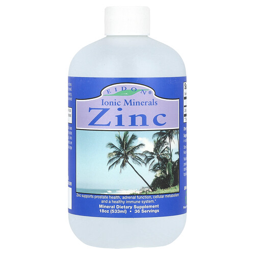 Eidon Ionic Minerals Zinc, 18 oz (533 ml) (7.5 mg per Serving)