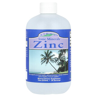 Eidon Ionic Minerals, цинк, 533 мл (18 унций) (7,5 мг на порцию)