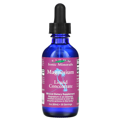 

Eidon Mineral Supplements Ionic Minerals Magnesium Liquid Concentrate 2 oz (60 ml)