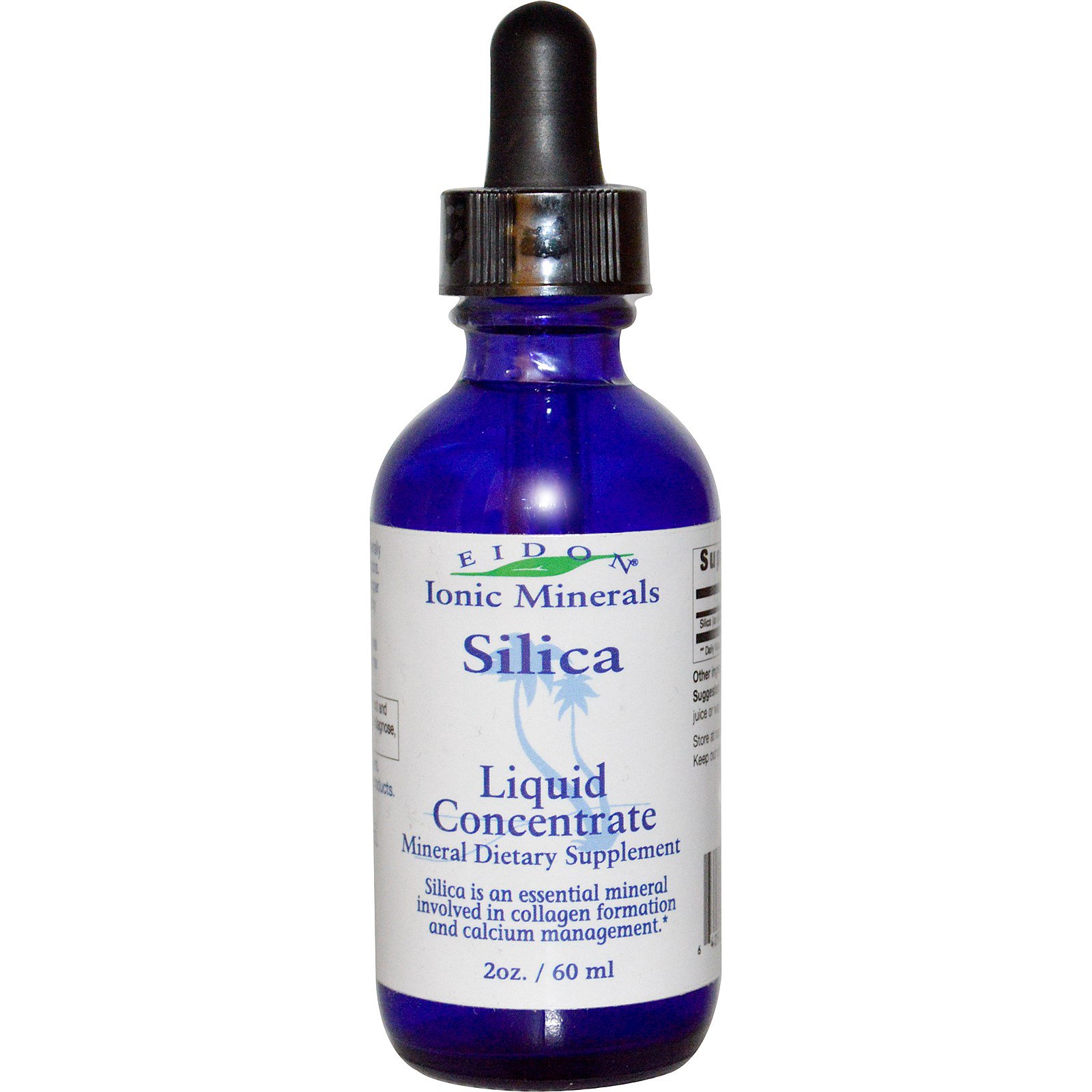 Eidon Mineral Supplements, Ionic Minerals, Silica, Liquid Concentrate