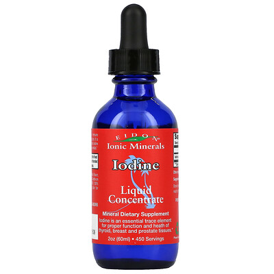 

Eidon Mineral Supplements Iodine Liquid Concentrate 2 oz (60 ml)