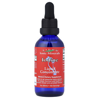Eidon Ionic Minerals, Iode, Concentré liquide, 60 ml