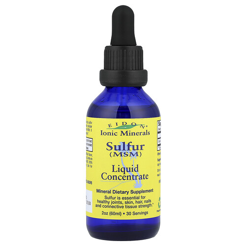 Eidon Ionic Minerals Sulfur, Liquid Concentrate, 2 oz (60 ml)