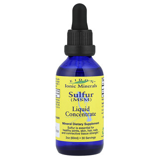 Eidon Ionic Minerals, Belerang, Konsentrat Cair, 60 ml (2 ons)