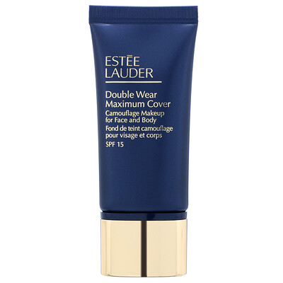 Estee Lauder Double Wear Maximum Cover, SPF 15, 2C5 Creamy Tan, 1 fl oz (30 ml)