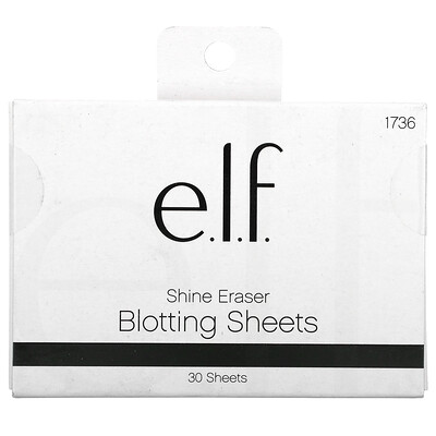 E.L.F. Shine Eraser Blotting Sheets, 30 Sheets