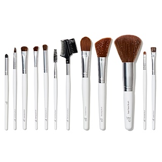 E.L.F. Cosmetics, Essential Professional Complete Brush Set, 12 Brushes