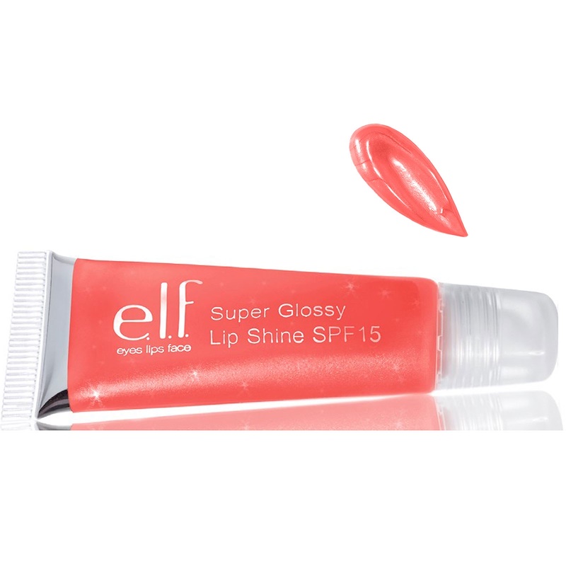 E.L.F., Super Glossy Lip Shine, SPF 15, Party Peach, 0.35 oz (10 g) iHerb