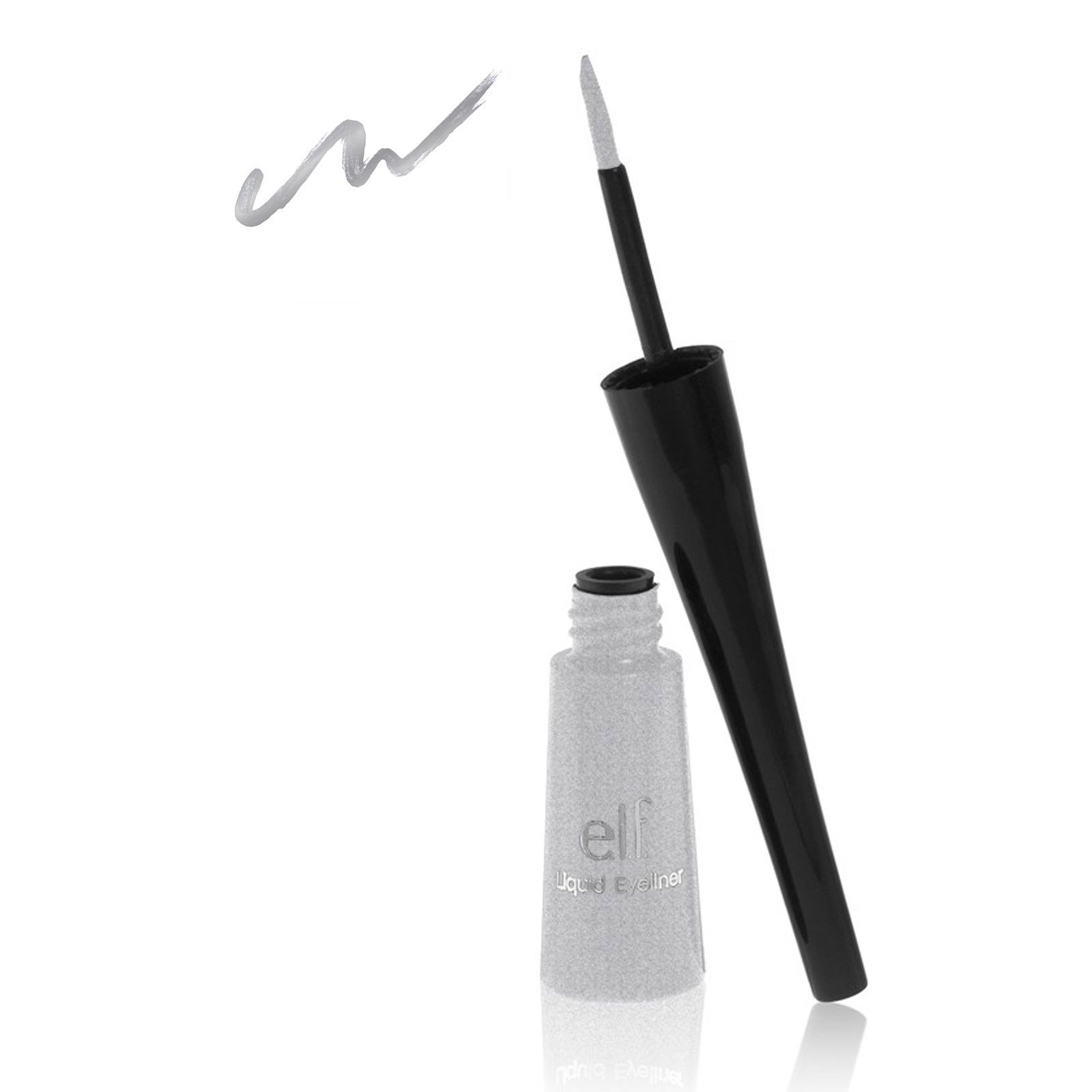 E.L.F., Liquid Eyeliner, Silver, 0.169 fl oz (5 ml) iHerb