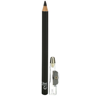 E.L.F., قلم تحديد العينين من الساتان، أسود، 0.03 أونصة (0.85 جم)