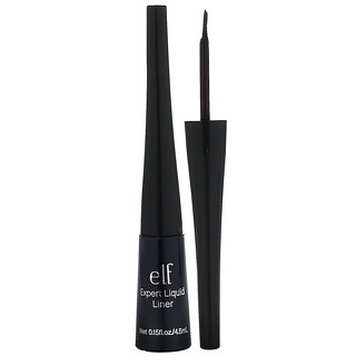 E.L.F., 專業液體眼線筆，午夜，0.15 液量盎司（4.5 毫升）