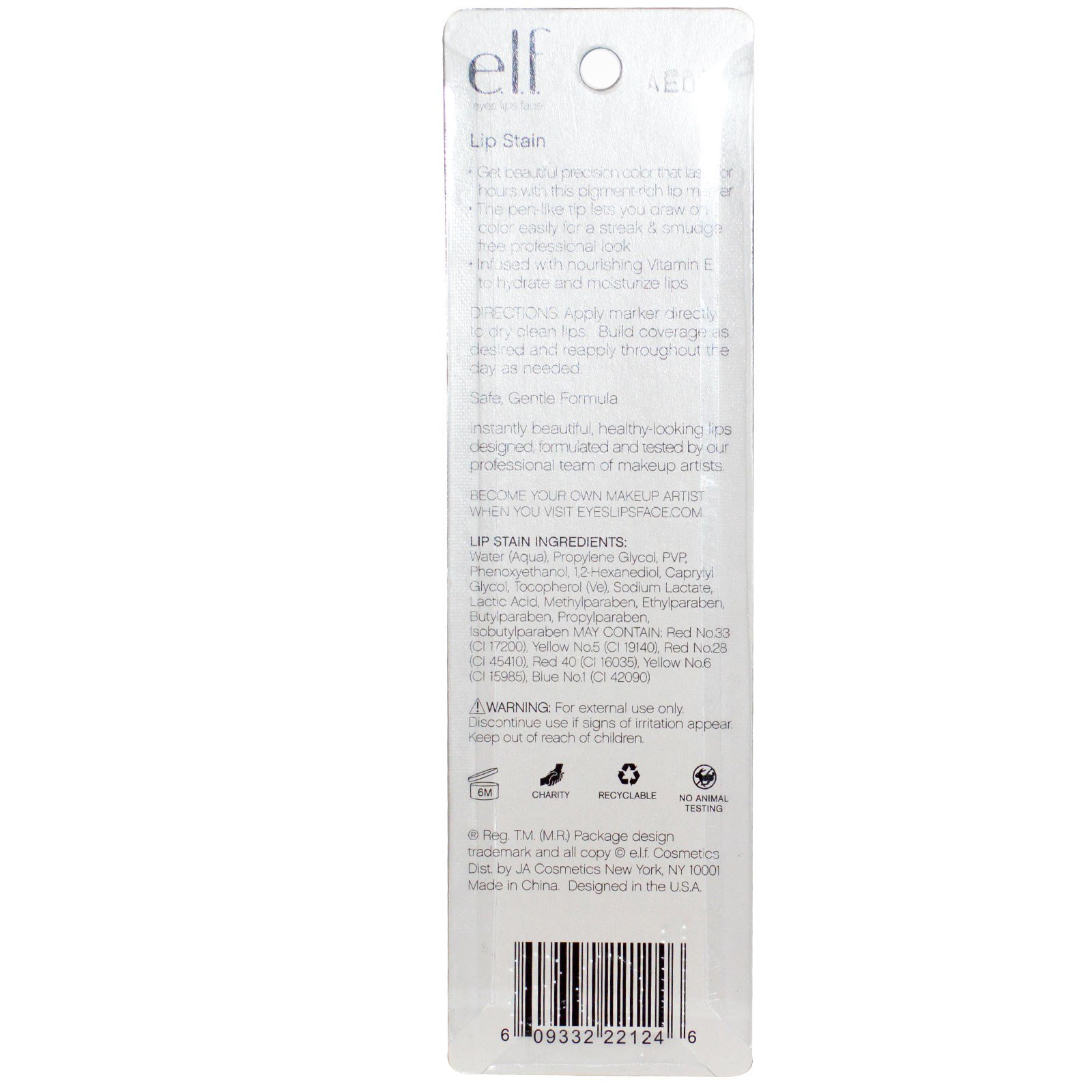 E.L.F., Lip Stain, Crimson Crush, 0.078 oz (2.2 g) iHerb