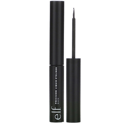E.L.F. Precision Liquid Eyeliner, Black, 0.13 fl oz (3.5 ml)