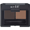 E.L.F., 凝膠眉粉套件，深黑色，0.12盎司（3.5克）