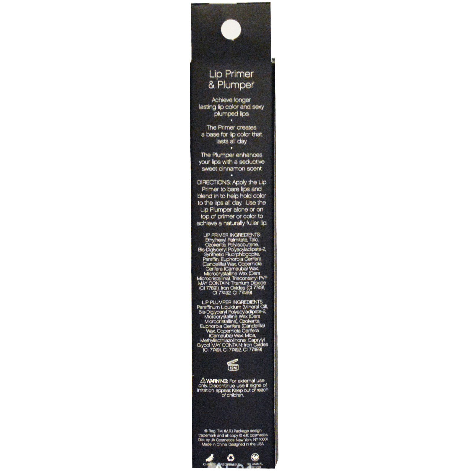 E.L.F. Cosmetics, Lip Primer & Plumper, Clear/Natural, 0.05 oz (1.6 g