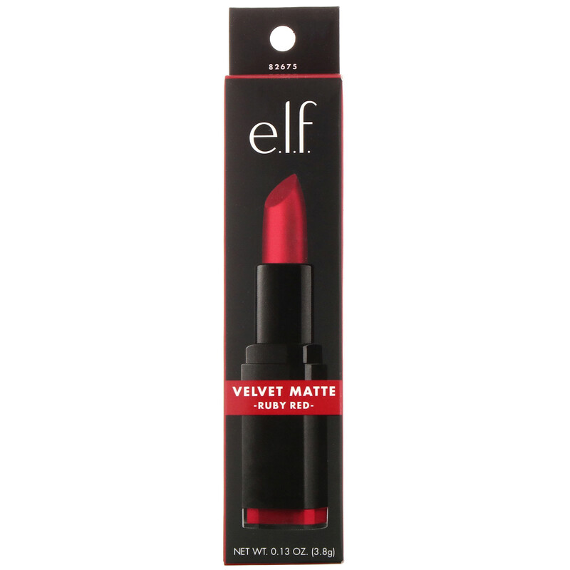 E.L.F., Velvet Matte, Lipstick, Ruby Red, 0.14 oz (4.1 g) iHerb