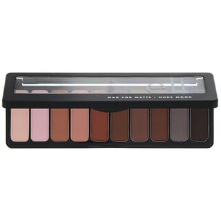 E.L.F., Mad for Matte Eyeshadow Palette, Nude Mood,  0.49 oz (14 g)