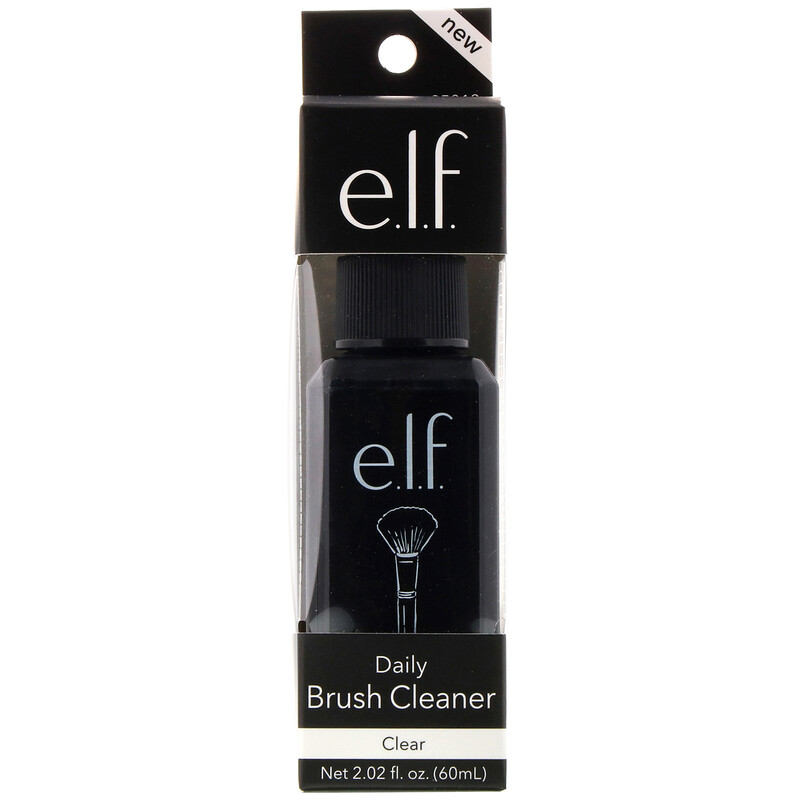 E.L.F., Daily Brush Cleaner, Clear, 2.02 fl oz (60 ml) iHerb