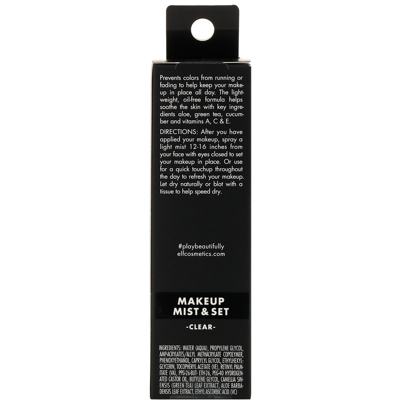 E.L.F., Makeup Mist & Set, Clear, 2.02 fl oz (60 ml) iHerb