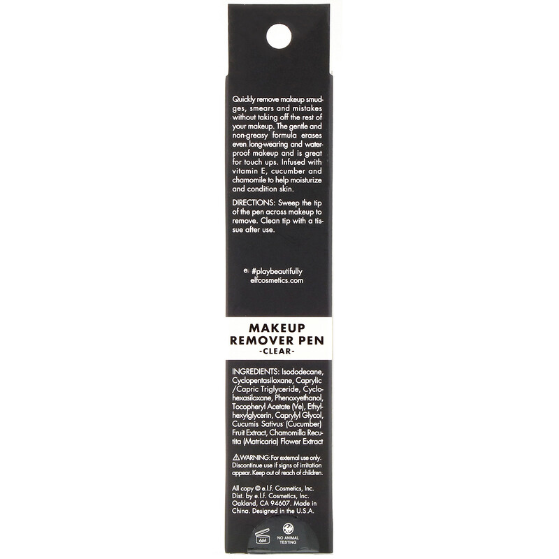 E.L.F., Makeup Remover Pen, Clear, 0.07 oz (2.2 g) iHerb