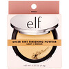 E.L.F., 無瑕潤滑、淨白遮瑕 定妝粉，淺/中， 0.33 oz (9.4 g)