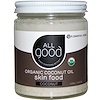 All Good Products, Органическое кокосовое масло, питание кожи, кокос, 7.5 ж.унций (222 мл)