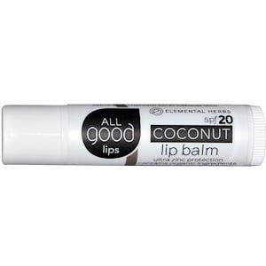 Ол Гуд Продактс, All Good Lips, Lip Balm, SPF 20, Coconut, 4.25 g отзывы
