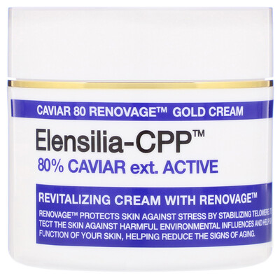Elensilia-CPP, Caviar 80 Renovage Gold Cream, 50 g