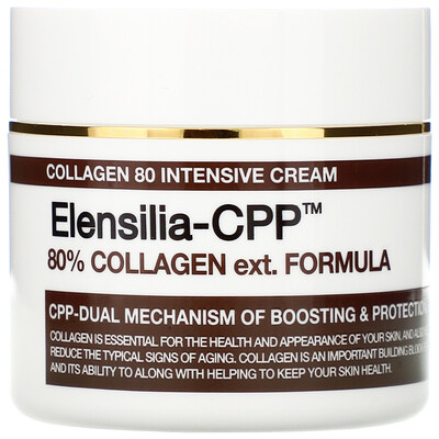 Elensilia-CPP, Collagen 80 Intensive Cream, 50 g